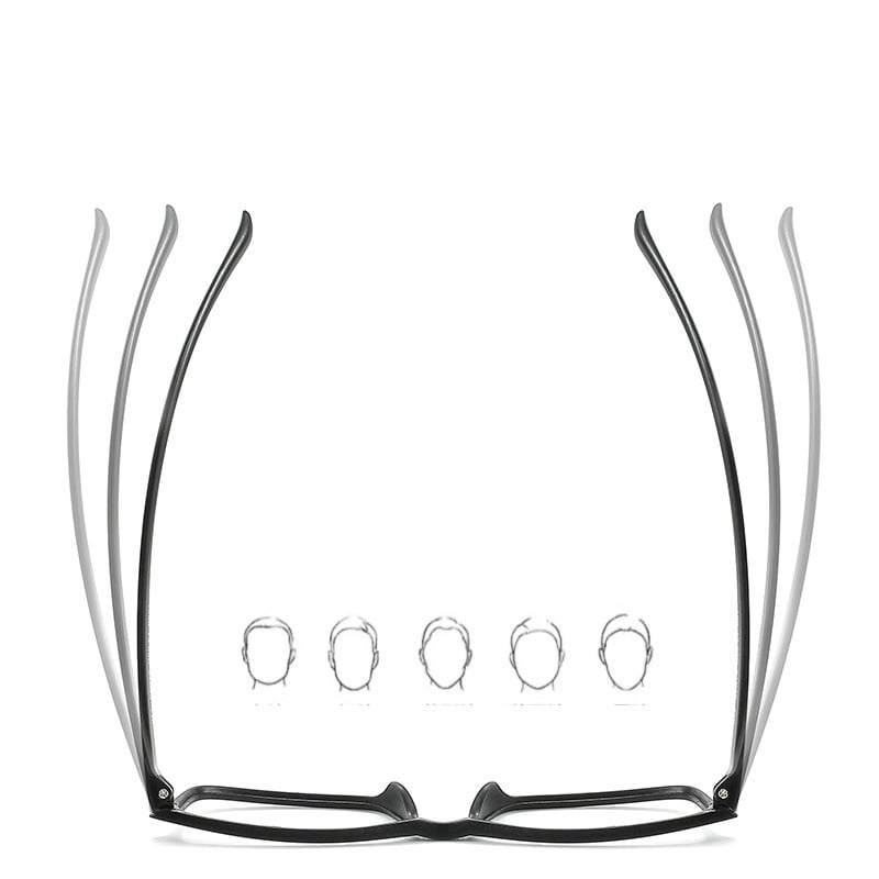 Нови универсални очила за четене, очила против синя светлина, очила за четене с висока разделителна способност TR90, специални за възрастни хора, с матирано покритие.