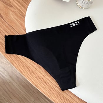 Дамски ултратънки полупрозрачни бикини от ледена коприна, антибактериални 7A, секси прашки с ниска талия, нежни към кожата, в едноцветен вид.