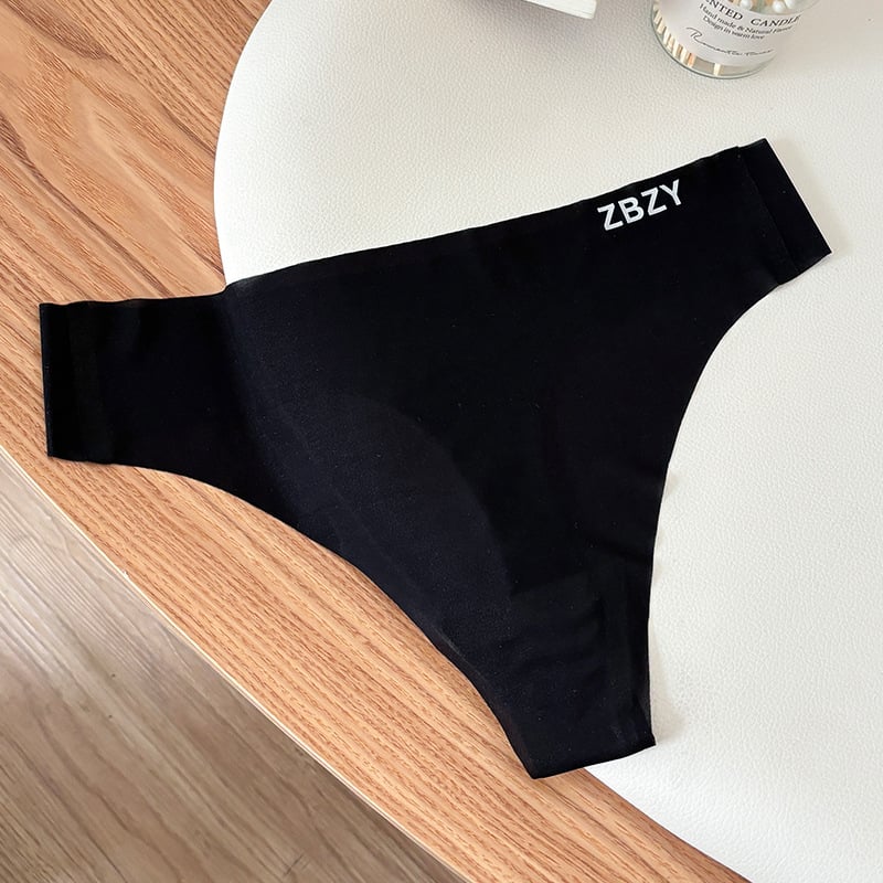 Дамски ултратънки полупрозрачни бикини от ледена коприна, антибактериални 7A, секси прашки с ниска талия, нежни към кожата, в едноцветен вид.