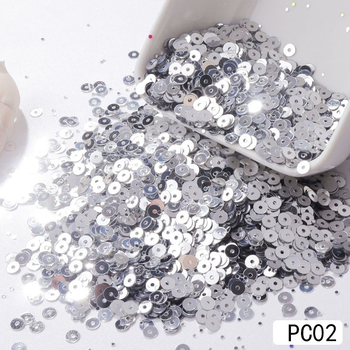 Paiete rotunde de 2/3/4/6 mm cu paiete aurii, argintii, albe și transparente, cusute manual, accesorii brodate pentru rochie de mireasă