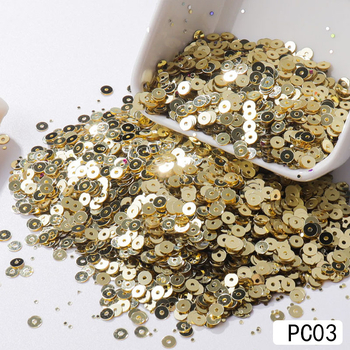 Paiete rotunde de 2/3/4/6 mm cu paiete aurii, argintii, albe și transparente, cusute manual, accesorii brodate pentru rochie de mireasă