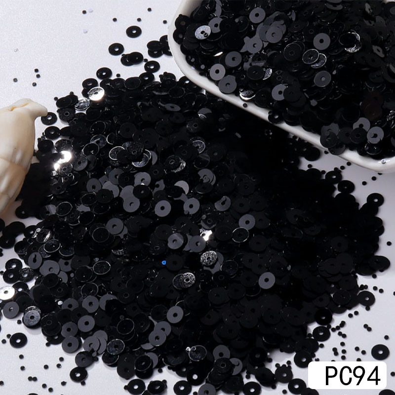 Paiete rotunde de 2/3/4/6 mm cu paiete aurii, argintii, albe și transparente, cusute manual, accesorii brodate pentru rochie de mireasă