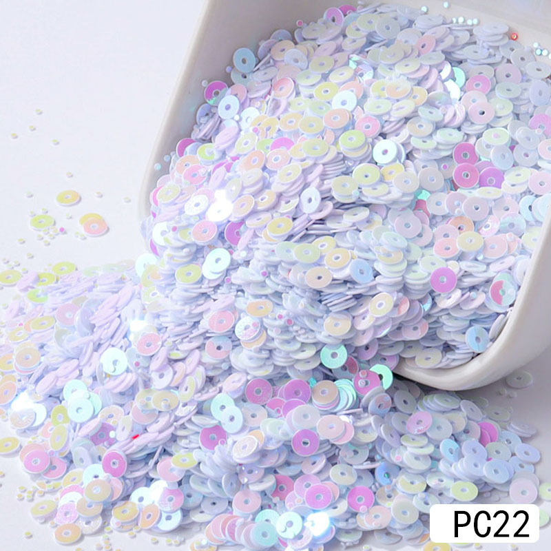 Paiete rotunde de 2/3/4/6 mm cu paiete aurii, argintii, albe și transparente, cusute manual, accesorii brodate pentru rochie de mireasă