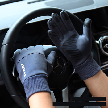 Χονδρική πώληση γαντιών για ολόκληρα δάχτυλα για φθινόπωρο και χειμώνα, με επένδυση από φλις, υδροαπωθητικά, ζεστά, ανδρικά και γυναικεία γάντια, ανθεκτικά στη φθορά γάντια για ποδηλασία, οδήγηση και εργασία με οθόνη αφής.