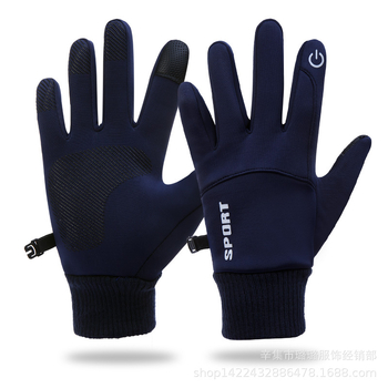 Χονδρική πώληση γαντιών για ολόκληρα δάχτυλα για φθινόπωρο και χειμώνα, με επένδυση από φλις, υδροαπωθητικά, ζεστά, ανδρικά και γυναικεία γάντια, ανθεκτικά στη φθορά γάντια για ποδηλασία, οδήγηση και εργασία με οθόνη αφής.