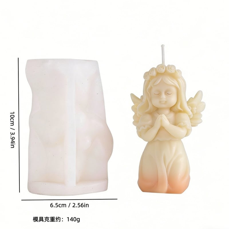 DIY Καλούπι για Κούκλες με Αρωματικό Κερί Angel, Καλούπι Σιλικόνης από Εποξειδική Ραφή για Διαχύτη Αρώματος για Μικρά Αγόρια, Καλούπι Γύψου από Cross-Border Design