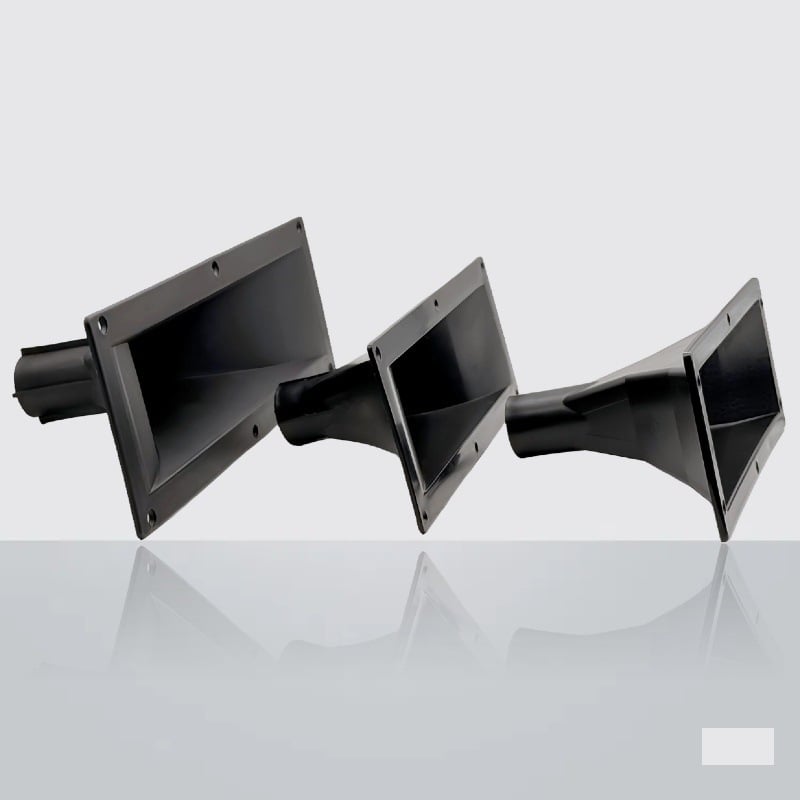 Obdĺžnikový kryt reproduktora so skrutkovacou rukoväťou a plochým otvorom; 34, 51, 75 a 100-jadrové reproduktory