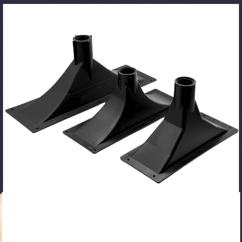 Obdĺžnikový kryt reproduktora so skrutkovacou rukoväťou a plochým otvorom; 34, 51, 75 a 100-jadrové reproduktory