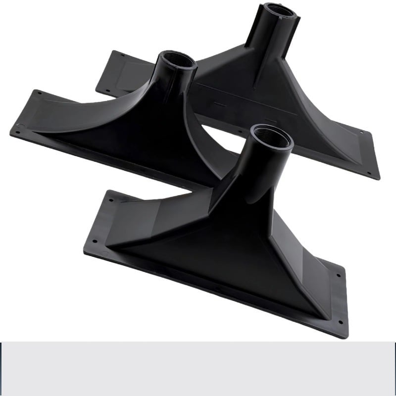 Obdĺžnikový kryt reproduktora so skrutkovacou rukoväťou a plochým otvorom; 34, 51, 75 a 100-jadrové reproduktory