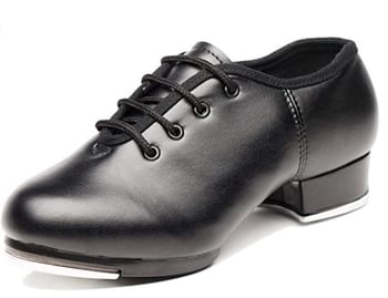 Обувки за степ танци от за жени, възрастни, момчета и момичета, изкуствена кожа, черни, неплъзгащи се, външнотърговски, през граница