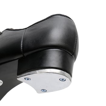 Обувки за степ танци от за жени, възрастни, момчета и момичета, изкуствена кожа, черни, неплъзгащи се, външнотърговски, през граница