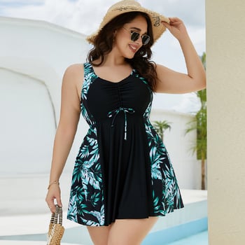 Νέα ευρωπαϊκά και αμερικανικά μαγιό για γυναίκες plus size, συντηρητικά μαγιό δύο τεμαχίων, διαθέσιμα σε απόθεμα.