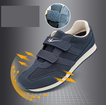Pantofi sport autentici Double Star, pantofi casual cu talpă joasă pentru bărbați, pantofi de mers cu velcro pentru persoane de vârstă mijlocie și în vârstă, ușori