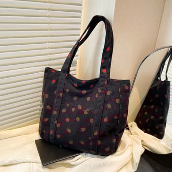 2024 Νέα απλή και κομψή τσάντα tote, μεγάλης χωρητικότητας, απλή, κομψή, casual και μοναδική τσάντα ώμου για γυναίκες