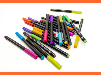 Трансгранични текстилни химикалки на водна основа, немиещи се, с 24/40 цвята, химикалки за рисуване върху тениски, химикалки за рисуване на графити „Направи си сам“.