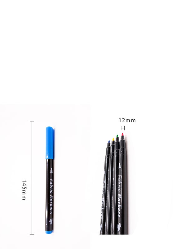 Трансгранични текстилни химикалки на водна основа, немиещи се, с 24/40 цвята, химикалки за рисуване върху тениски, химикалки за рисуване на графити „Направи си сам“.