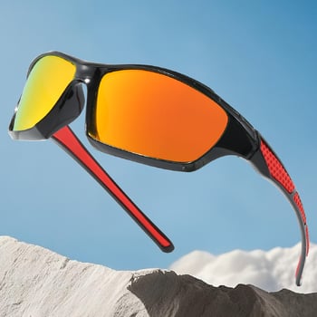 Új, határokon átnyúló sportkerékpáros polarizált napszemüveg férfiaknak és nőknek, autós napszemüveg, UV-szűrős napszemüveg