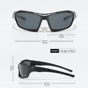 Új, határokon átnyúló sportkerékpáros polarizált napszemüveg férfiaknak és nőknek, autós napszemüveg, UV-szűrős napszemüveg