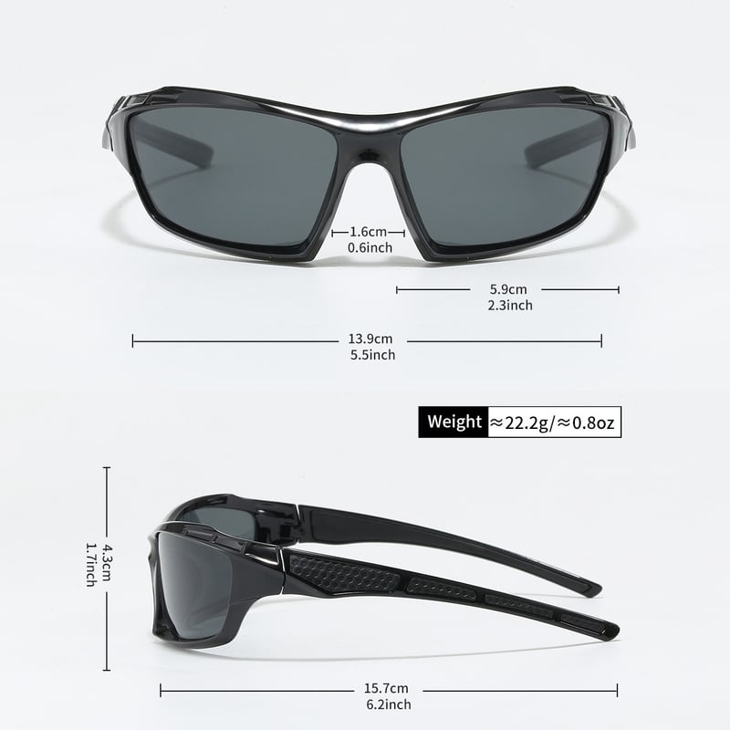 Új, határokon átnyúló sportkerékpáros polarizált napszemüveg férfiaknak és nőknek, autós napszemüveg, UV-szűrős napszemüveg