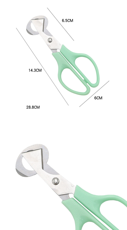 Praktické kuchynské náčinie: nože z nehrdzavejúcej ocele na prepeličie a slepačie vajcia, nové nástroje na leštenie vtáčích vajec.