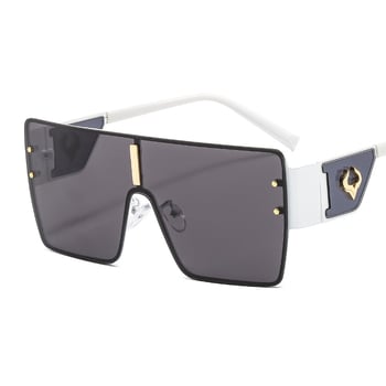 Európai és amerikai stílusú nagyméretű fém napszemüveg bikafej díszítéssel, retró divatos unisex napszemüveg különböző színekkel 7905