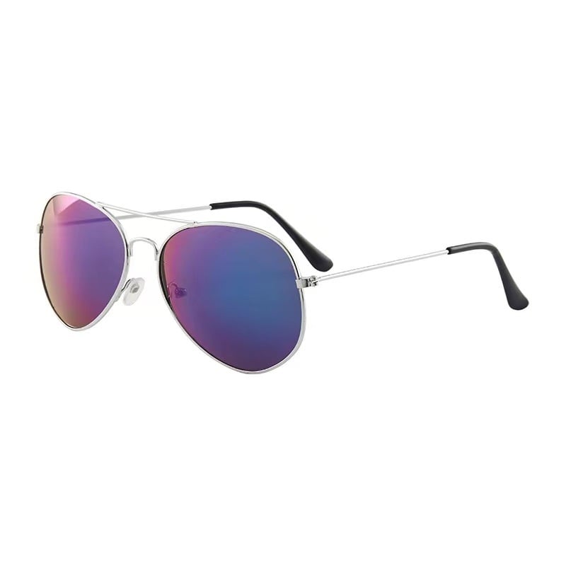 Ochelari de soare aviator cu ramă mare pentru bărbați și femei, ochelari de soare metalici, ochelari de soare pilot, UV400 inci Trend