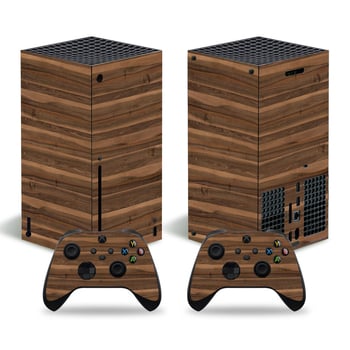 Цветни стикери за игрова конзола Hero Xbox Series X - фолио с цвят Starry Sky Marble Wood Grain
