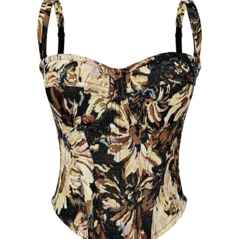 Νέο σέξι τοπ χωρίς τιράντες, καμιζόλα, φοριέται ως εσωτερική ή εξωτερική στρώση, με επιθέματα στήθους, κορσές με ουρά ψαριού σε ρετρό στυλ