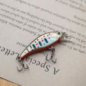 Трансгранични японски потъващи микрорибки миноу, 4 грама, 4,5 см, за бързотечащи сладководни потоци, костур, риба мандарина и други риби.