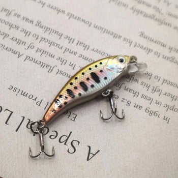 Трансгранични японски потъващи микрорибки миноу, 4 грама, 4,5 см, за бързотечащи сладководни потоци, костур, риба мандарина и други риби.