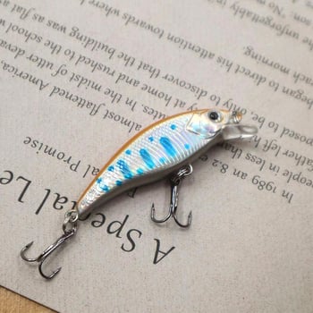 Трансгранични японски потъващи микрорибки миноу, 4 грама, 4,5 см, за бързотечащи сладководни потоци, костур, риба мандарина и други риби.