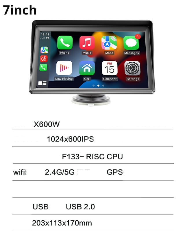 Трансграничен 7/9/10-инчов осемядрен Android автомобил GPS навигация безжична CarPlay автомобил централен контрол кола MP5