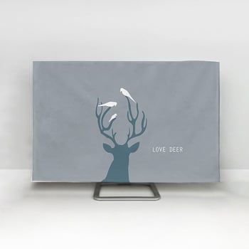 Északi minimalista tévévédő huzat, 65 hüvelykes, 55 hüvelykes, új 75 hüvelykes, tévévédő huzat, függő porvédő kendő