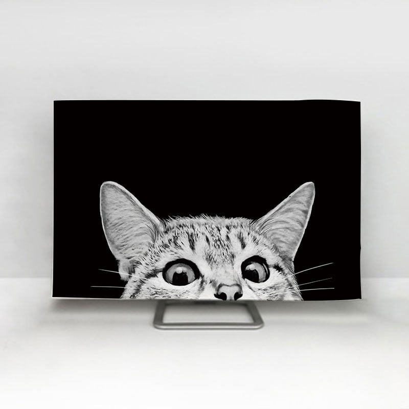 Κάλυμμα τηλεόρασης σε σκανδιναβικό μινιμαλιστικό στιλ, 65 ιντσών, 55 ιντσών, νέο κάλυμμα 75 ιντσών, κάλυμμα τηλεόρασης, κρεμαστό πανί σκόνης