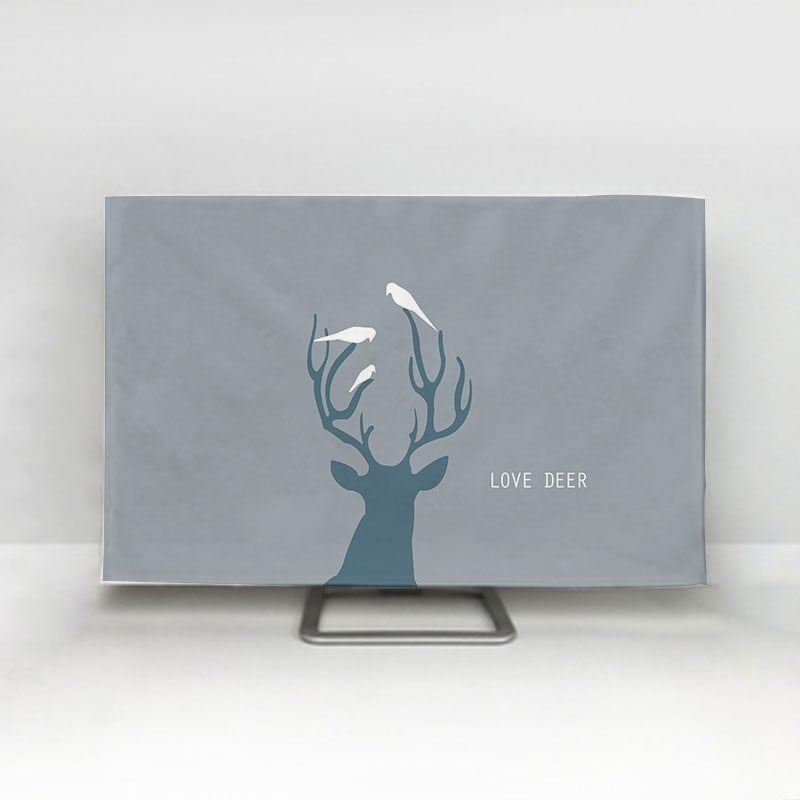 Északi minimalista tévévédő huzat, 65 hüvelykes, 55 hüvelykes, új 75 hüvelykes, tévévédő huzat, függő porvédő kendő