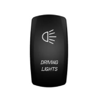 Модификация за кола с LED светлинен превключвател във формата на лодка, превключвател за кораби и яхти, 12-24V двупозиционен 5-пинов превключвател