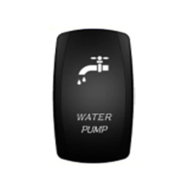 Модификация за кола с LED светлинен превключвател във формата на лодка, превключвател за кораби и яхти, 12-24V двупозиционен 5-пинов превключвател