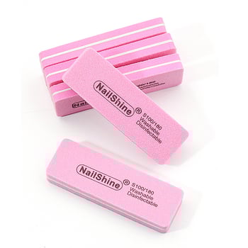 Mini turpija za nokte s visokom elastičnošću, periva, ružičasta, kratka spužvica za oblikovanje.