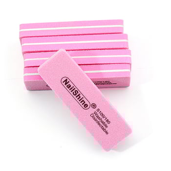 Mini turpija za nokte s visokom elastičnošću, periva, ružičasta, kratka spužvica za oblikovanje.