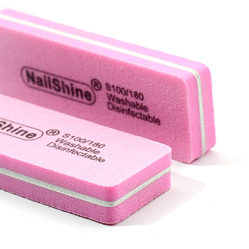 Mini turpija za nokte s visokom elastičnošću, periva, ružičasta, kratka spužvica za oblikovanje.