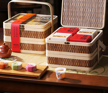 Veleprodaja poklon kutija s rižinim knedlama za Festival zmajevih brodova, ručno tkano pakiranje od bambusa, bambusova košara, prazne poklon kutije, pakiranje poklona u kineskom stilu