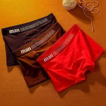Férfi tiszta pamut alsónemű 2025, középderekú, egyszínű, kényelmes, laza, lélegző, plus size, nagykereskedelemben és dropshippingben is kapható.