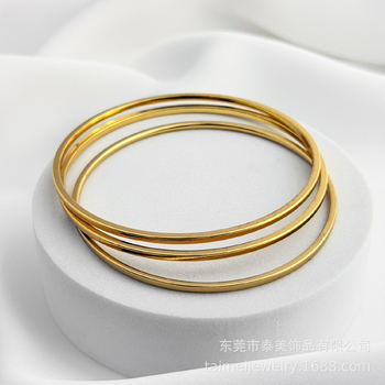 Трансгранична горещо продавана усукана гривна от неръждаема стомана с квадратна тел, бижута с вълнообразна титаниева стомана, сферични бижута