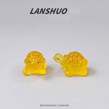 Nova kreativna 3D mini kornjača koja svijetli u mraku s ljetnom temom, realistična i zabavna DIY dekoracija sa životinjama