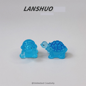 Nova kreativna 3D mini kornjača koja svijetli u mraku s ljetnom temom, realistična i zabavna DIY dekoracija sa životinjama