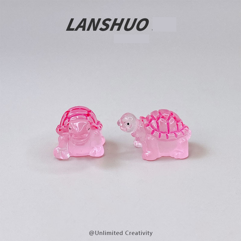 Nova kreativna 3D mini kornjača koja svijetli u mraku s ljetnom temom, realistična i zabavna DIY dekoracija sa životinjama