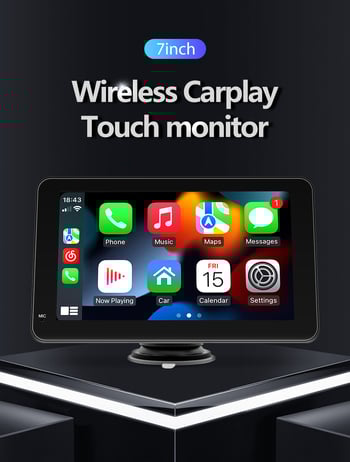 Noul player auto MP5 wireless CarPlay Smart Screen de 7 inch și sistemul de navigație auto, disponibile exclusiv pentru piața transfrontalieră
