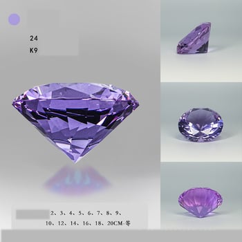 Διαμάντι Τεχνητό Προσομοιωμένο Πολύχρωμο Κρυστάλλινο Διαμάντι Διαφανές Αφρώδες Γυαλί Κοσμήματα Οθόνης Κοσμημάτων