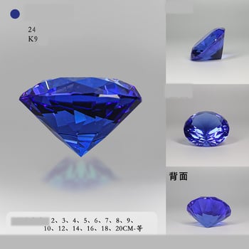 Διαμάντι Τεχνητό Προσομοιωμένο Πολύχρωμο Κρυστάλλινο Διαμάντι Διαφανές Αφρώδες Γυαλί Κοσμήματα Οθόνης Κοσμημάτων