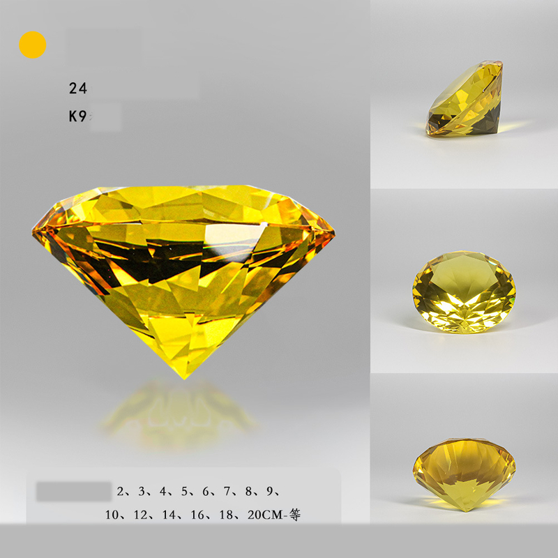 Διαμάντι Τεχνητό Προσομοιωμένο Πολύχρωμο Κρυστάλλινο Διαμάντι Διαφανές Αφρώδες Γυαλί Κοσμήματα Οθόνης Κοσμημάτων